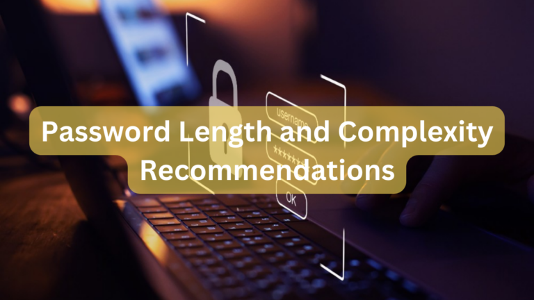 Recomendações sobre o comprimento e a complexidade da palavra-passe